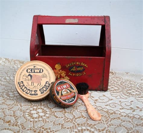 1950 metal shoe shine box|Vintage Shoe Shine Boxes for sale .